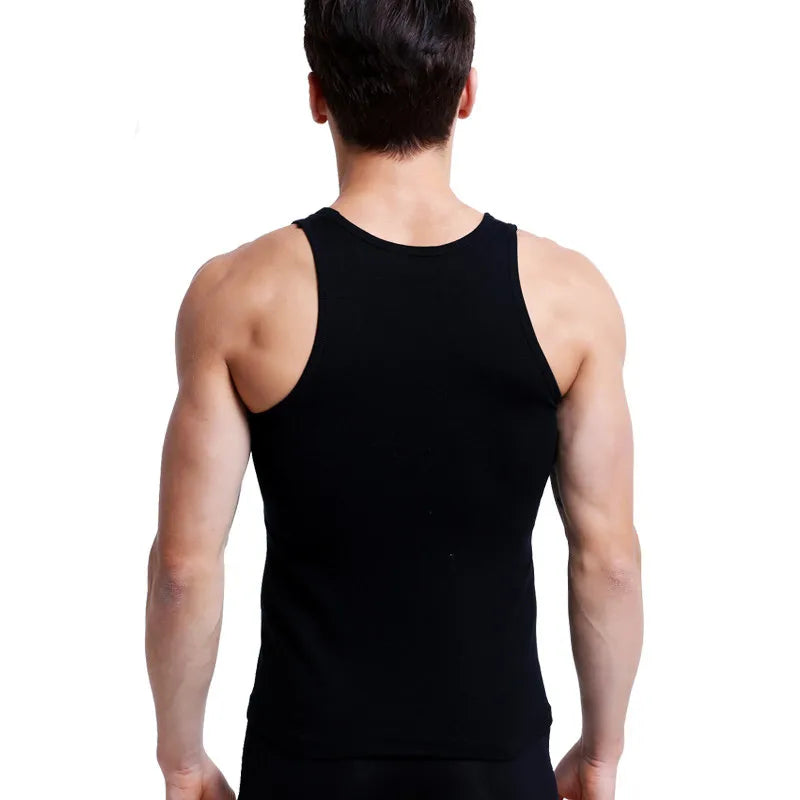 ON SALE !!! 3pcs/lot Men's 100% Cotton Singlet Seamless Underwear Brand Clothing Men’s Sleeveless Comfortable Undershirts