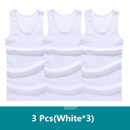 ON SALE !!! 3pcs/lot Men's 100% Cotton Singlet Seamless Underwear Brand Clothing Men’s Sleeveless Comfortable Undershirts