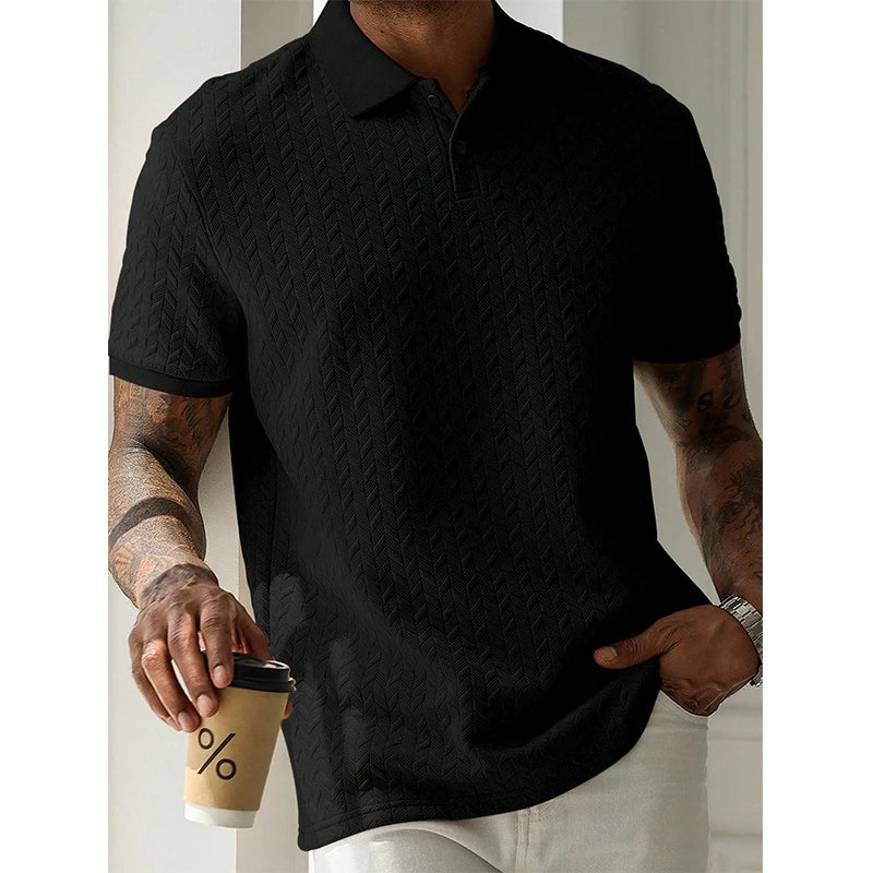 Mens Polo Shirt Summer Short Sleeve Male Polos Streetwear Man Tops Solid Color Poloshirt Brand Breathable Male Polo Shirts Men