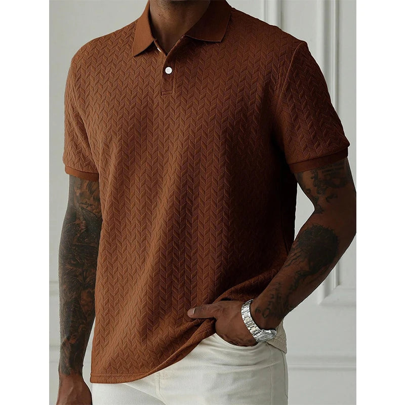 Mens Polo Shirt Summer Short Sleeve Male Polos Streetwear Man Tops Solid Color Poloshirt Brand Breathable Male Polo Shirts Men